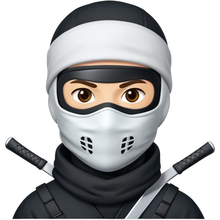 Ski ninja emoji