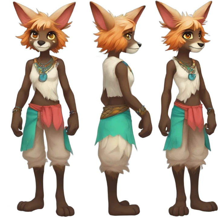 Colorful Anthro Fionbri Furry by Falvie-Griffsnuff-Kamirah-LiLaiRa, full body emoji