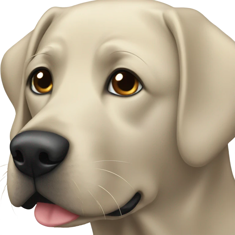 Black Labrador emoji