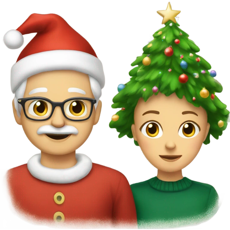I celebrated Christmas with my grandparents. I had my birthday. My brother and I went to Kaunas by train. emoji