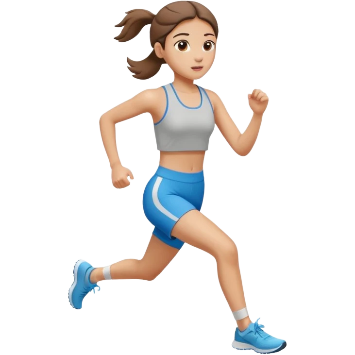 Girl running emoji