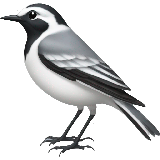 White wagtail emoji
