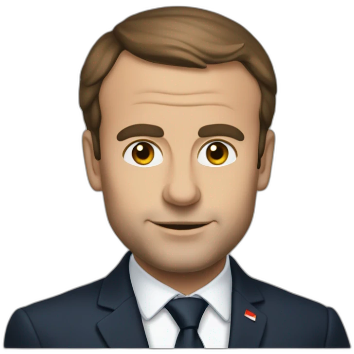 Macron qui es exister emoji