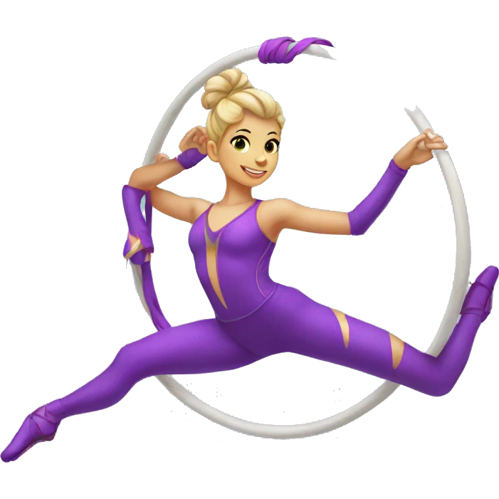 aerial hoop aerialist emoji