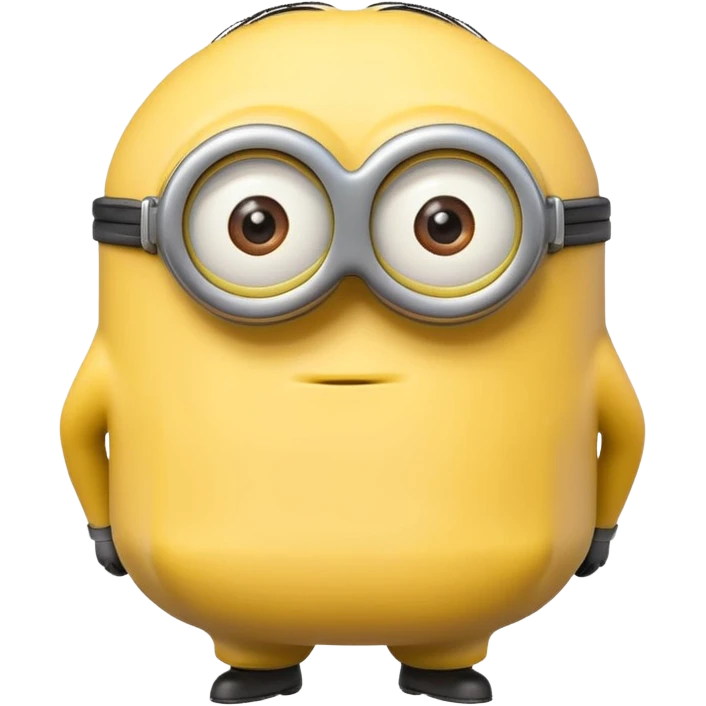 A yellow minion looking over his shoulder, showing his butt cheeks, with his butt crack showing  emoji