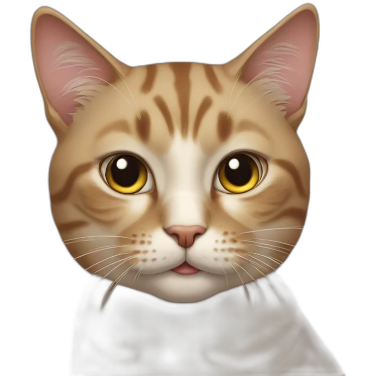 Cat withe emoji