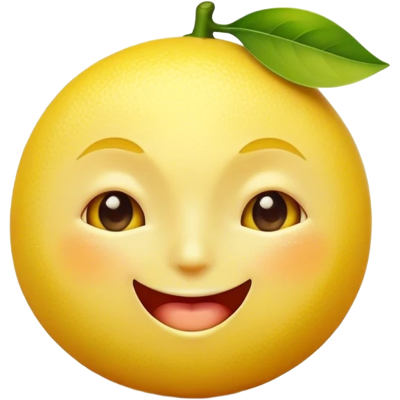 blinking lemon emoji