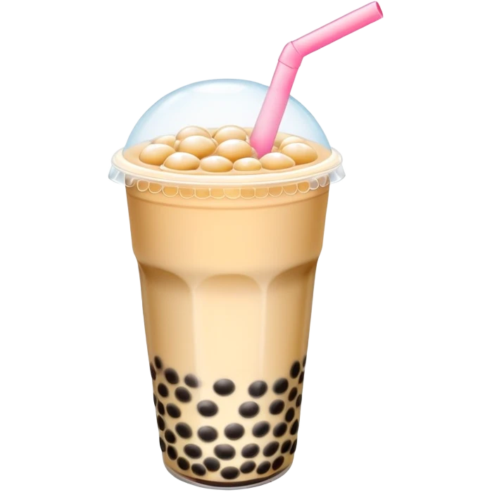 bubble tea with tapioca pearls emoji