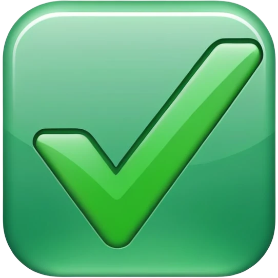 checkmark symbolizing efficiency emoji