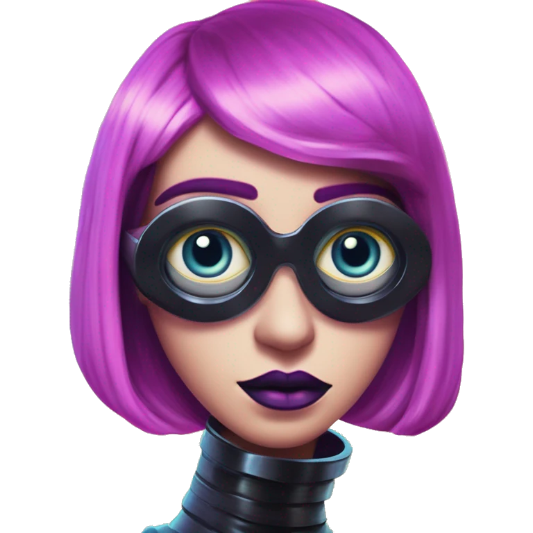 Synthwave minion in Disney princess style, oil paint, black eyes, intricate lips, masterpiece portrait, beautiful, desirable, logical, windows 95 emoji