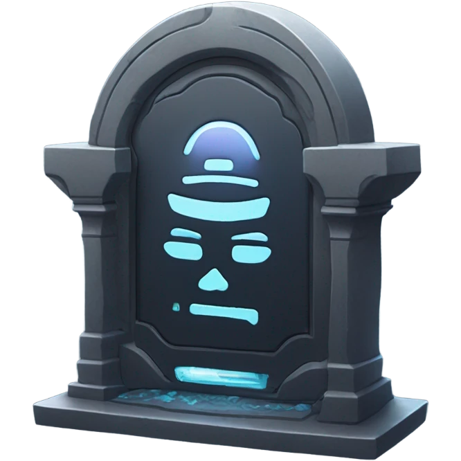 Cyborg grave emoji
