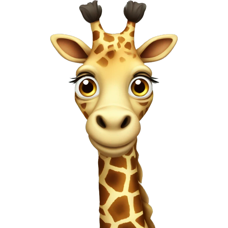 happy crazy giraffe  emoji