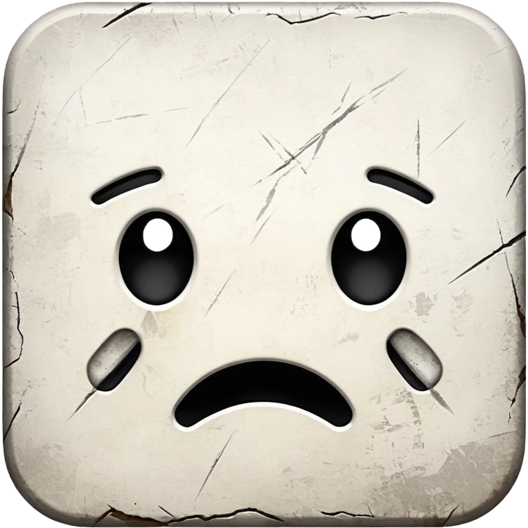 weiß durchgestrischen emoji