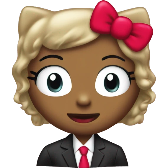 Secy redd hello kitty emoji