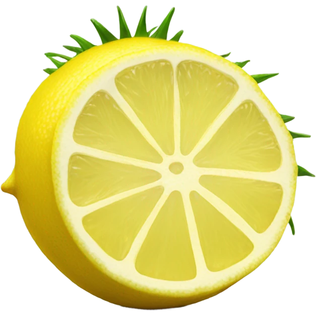 Lemon with spines emoji