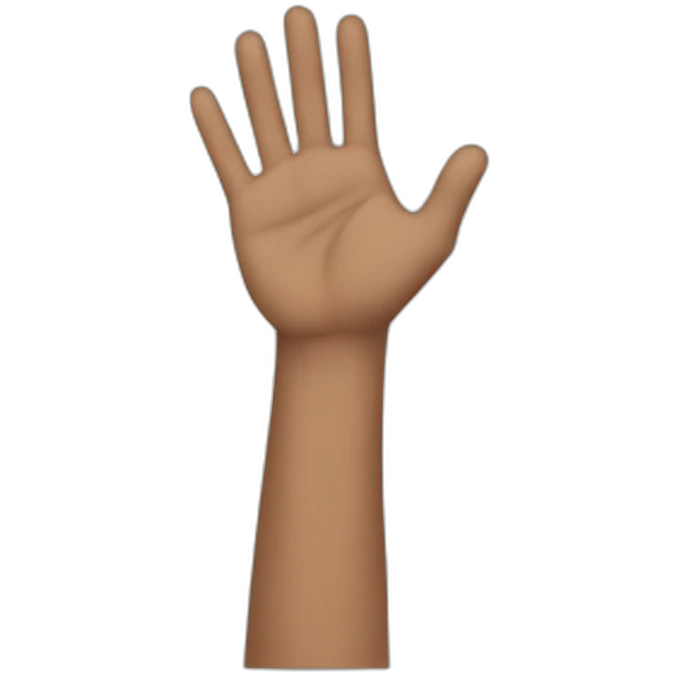 Hold your palms up emoji