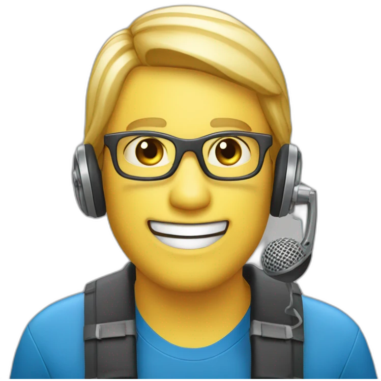 Supporteur avec un tambour et un mégaphone emoji