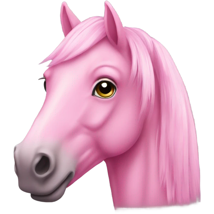 Pink horse emoji