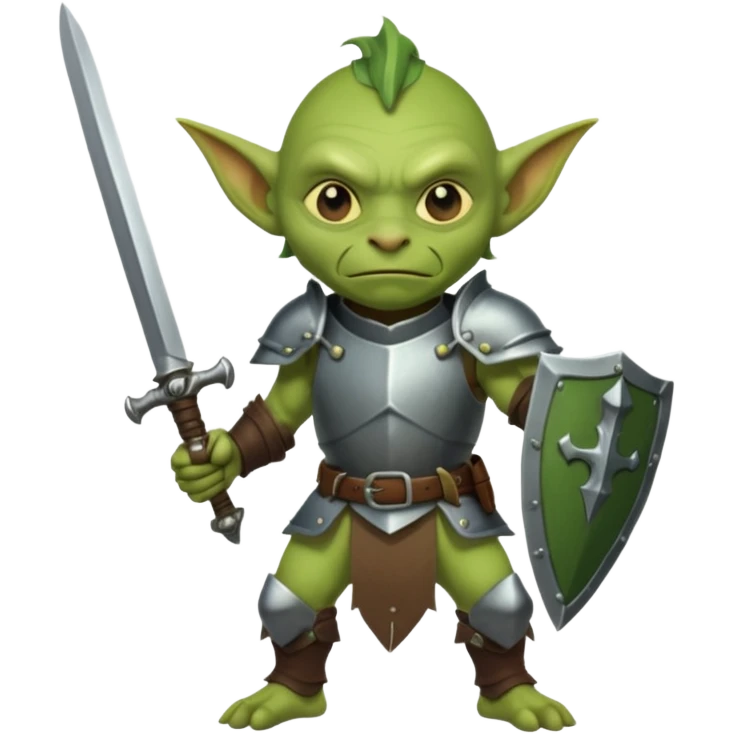 goblin soldier potrait  emoji