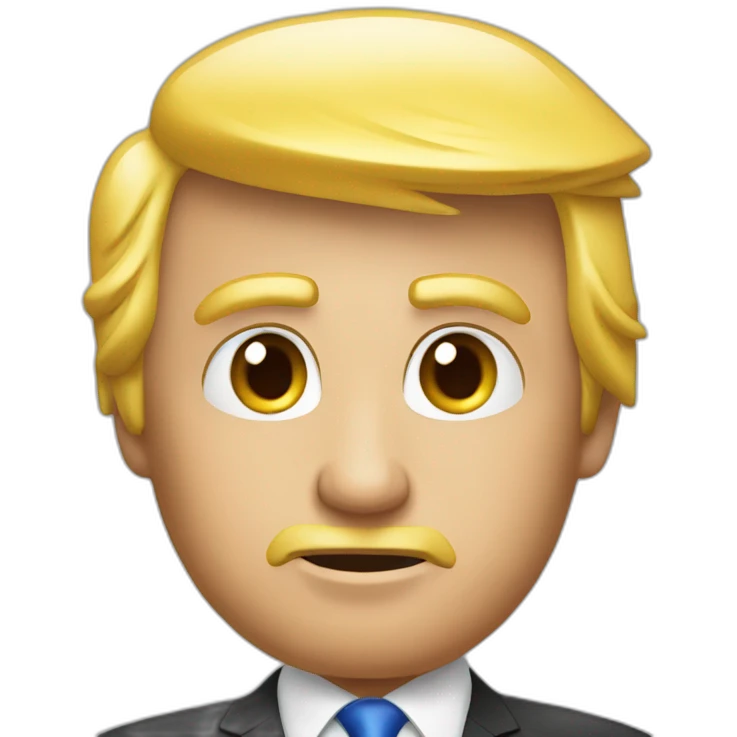Trump avec calvitie emoji