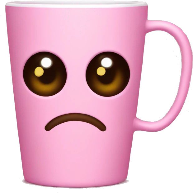 Pink cup emoji