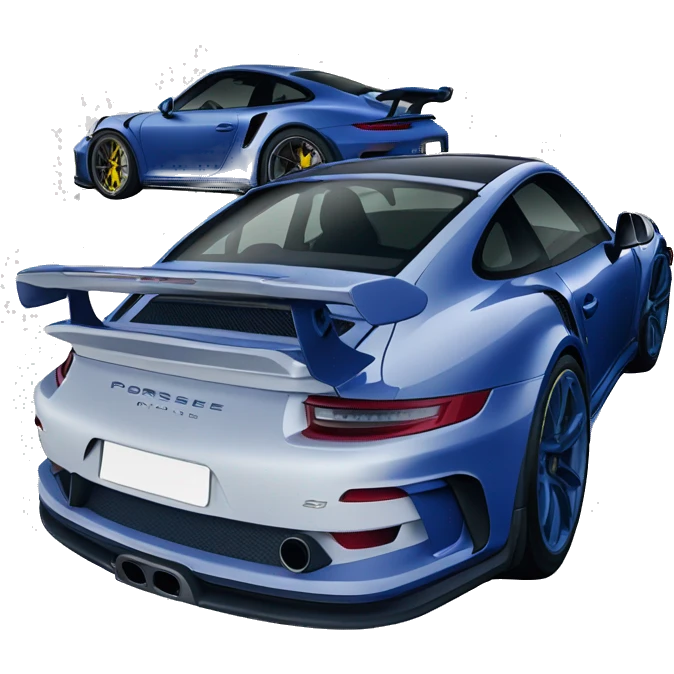 Porsche 911 gt3 rs darkblue emoji