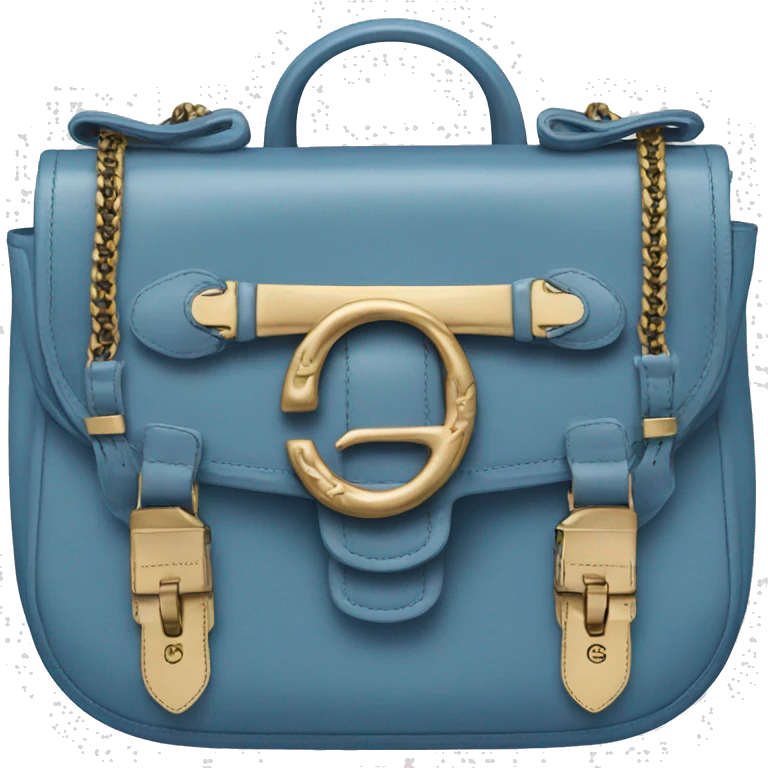 Blue gucci purse emoji