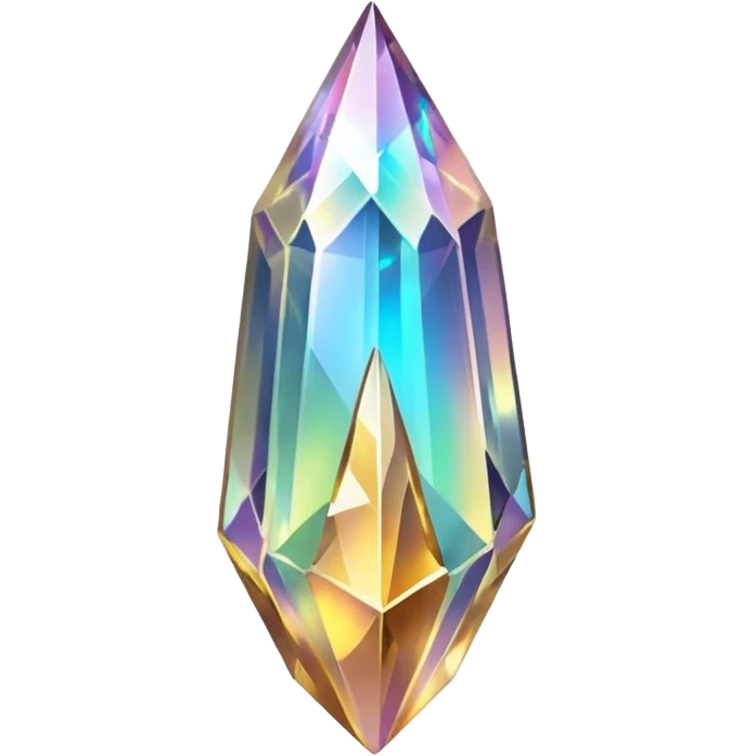 golden iridescent nebula crystal shard emoji