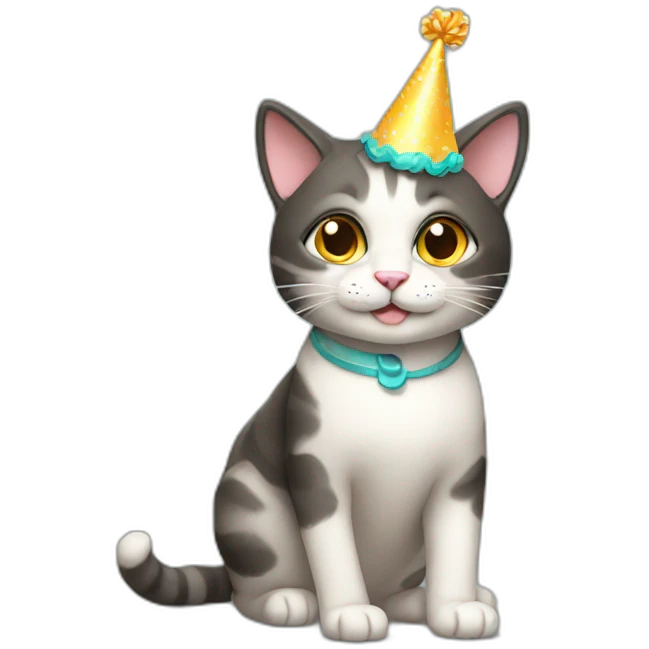 birthday cat emoji