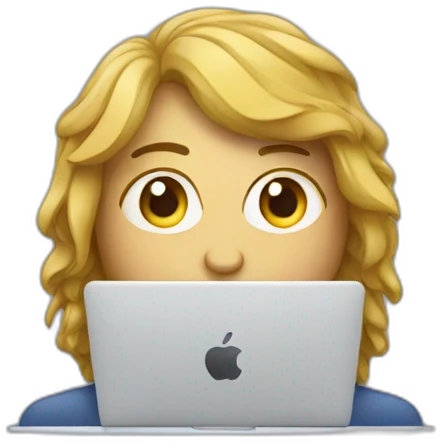 Programmers with MacBook  emoji