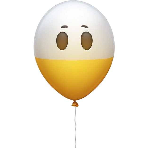 Glue attached to balloon  emoji
