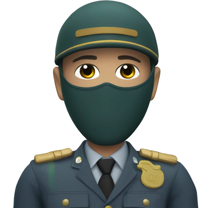 squid game guard  emoji
