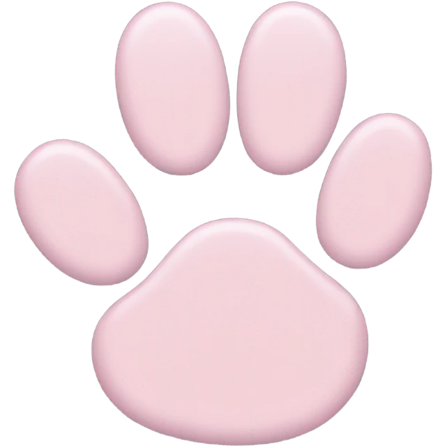 light pink kitten paw emoji