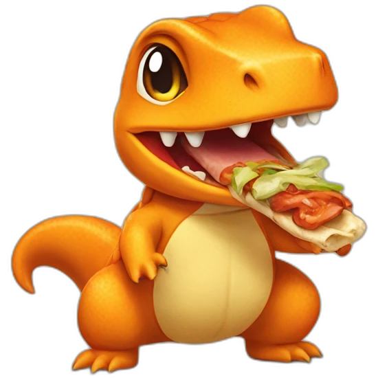 charmander-eat-kebab emoji
