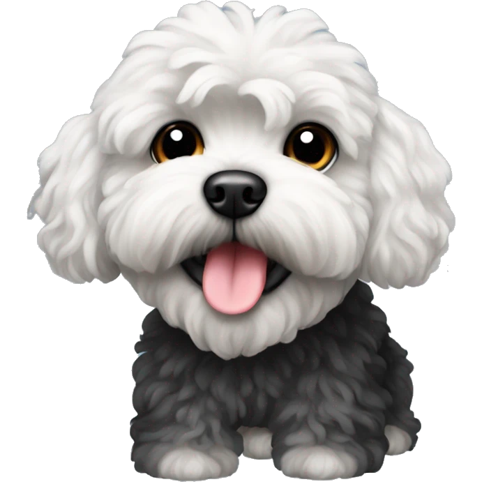 black maltipoo  emoji