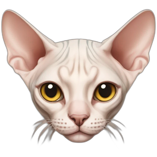 Sphynx cat emoji