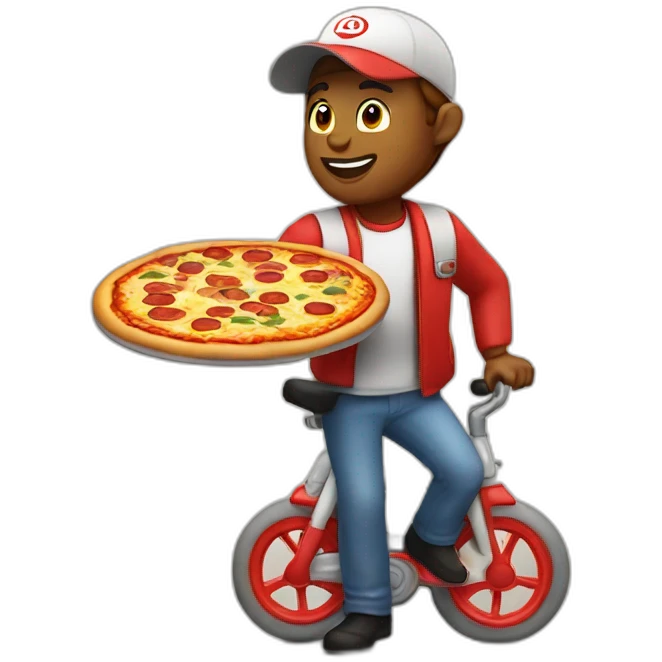Pizza delivery  emoji