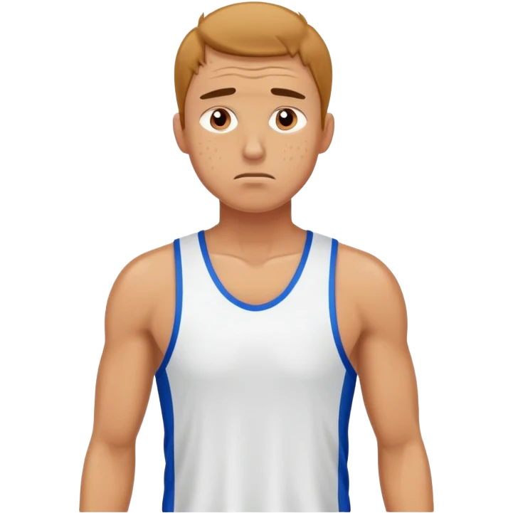 tired man after sport emoji