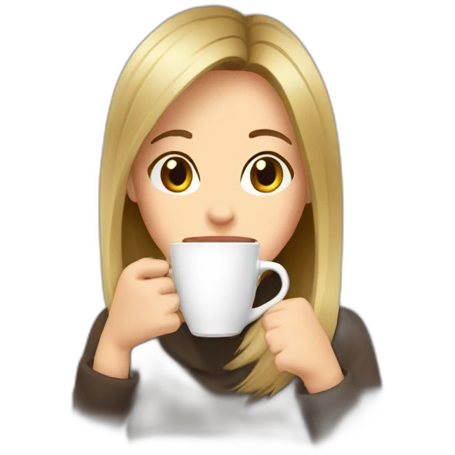 karin drinking coffee emoji