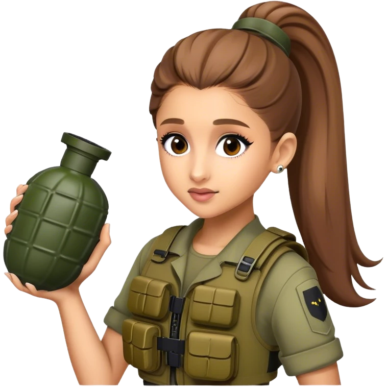 Ariana grande dressed a greanade emoji