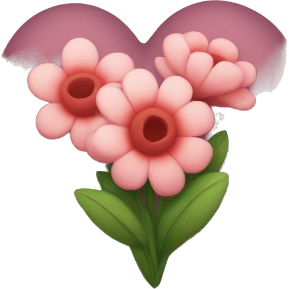 Flower heart emoji