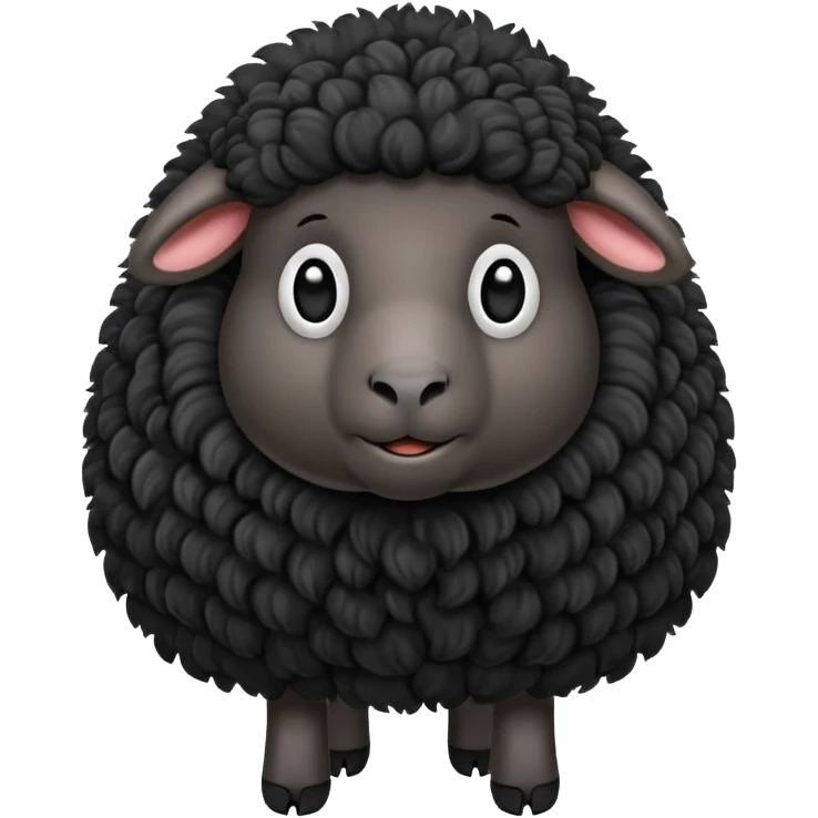Black sheep emoji