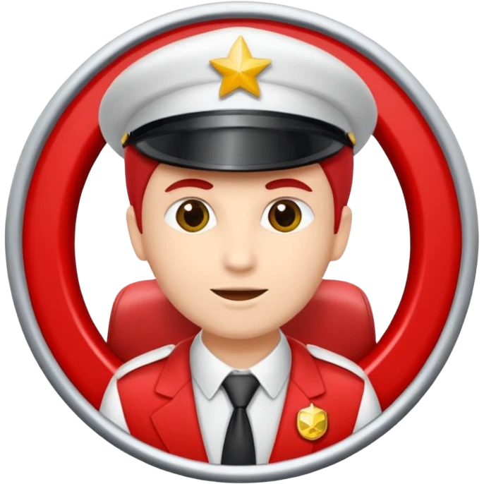 Jeune permis le A de jeune conducteur genre le petit rond blanc et rouge comme ceux que l’on peut retrouver sur les voitures des jeunes permis  emoji