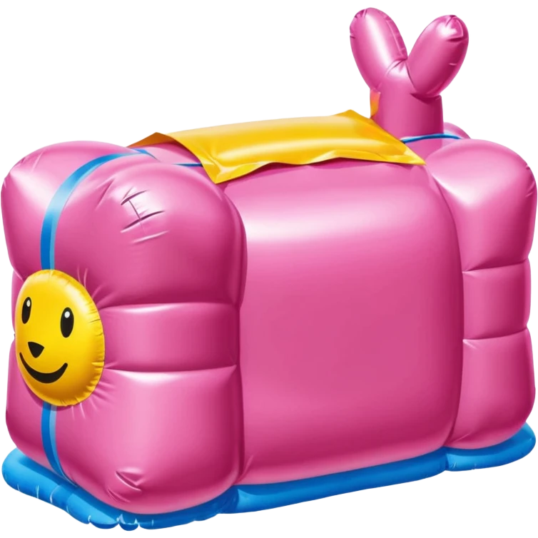  inflatable SPAM meat jeff koons style sculpture Paris art landscape painting  emoji