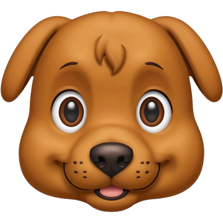 the face of the dog scooby doo emoji