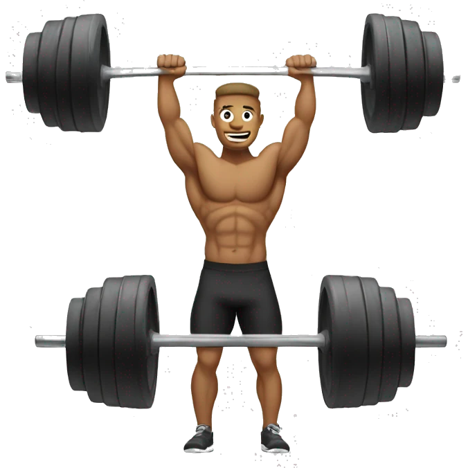 Gym lifting  emoji