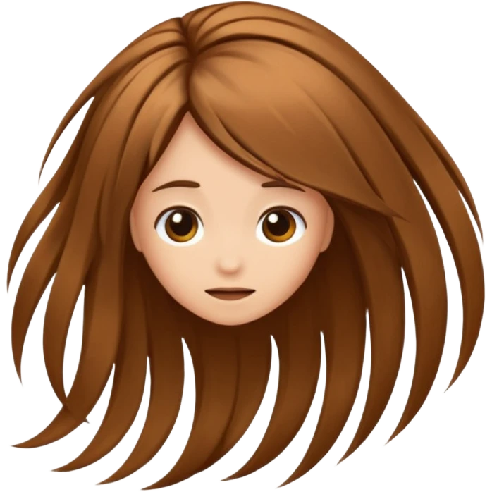 Hair falling  emoji