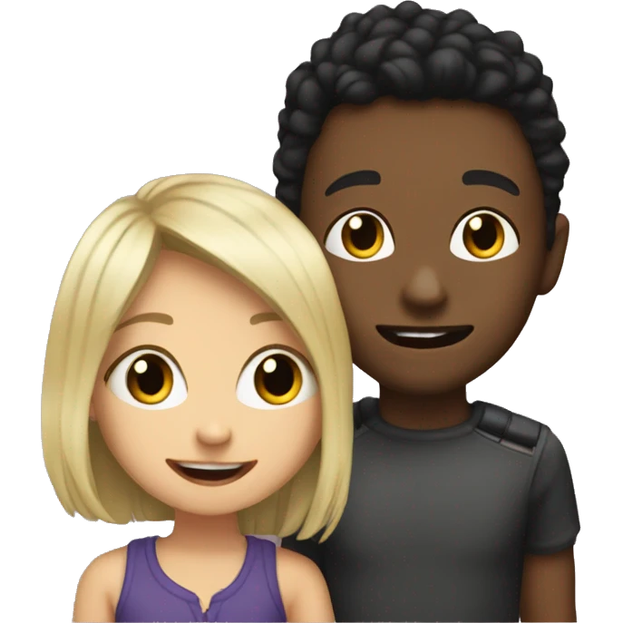 Caden with Rhiannon emoji