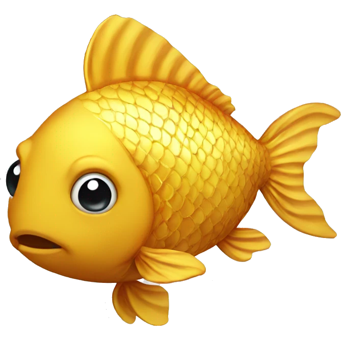Golden fish emoji