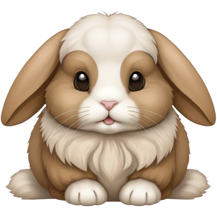 Holland loop bunny making binky emoji